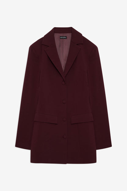 For Love and Lemons Selena Blazer - Burgundy