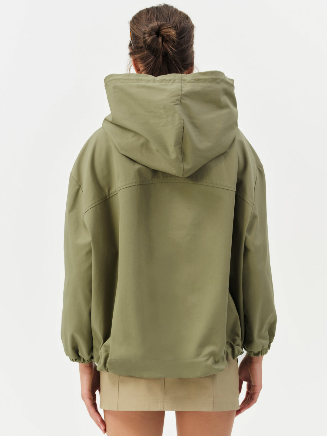 For Love and Lemons Alessia Pullover Jacket - Green