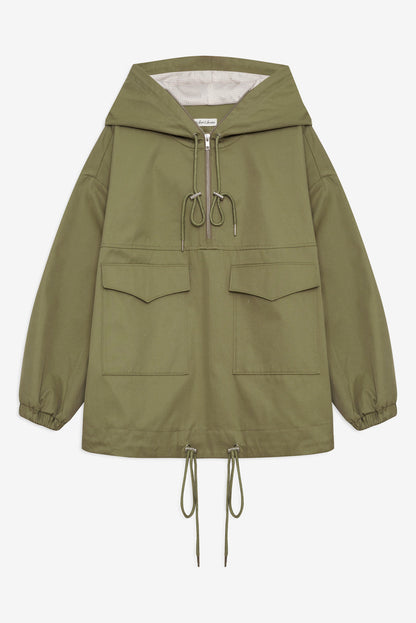 For Love and Lemons Alessia Pullover Jacket - Green