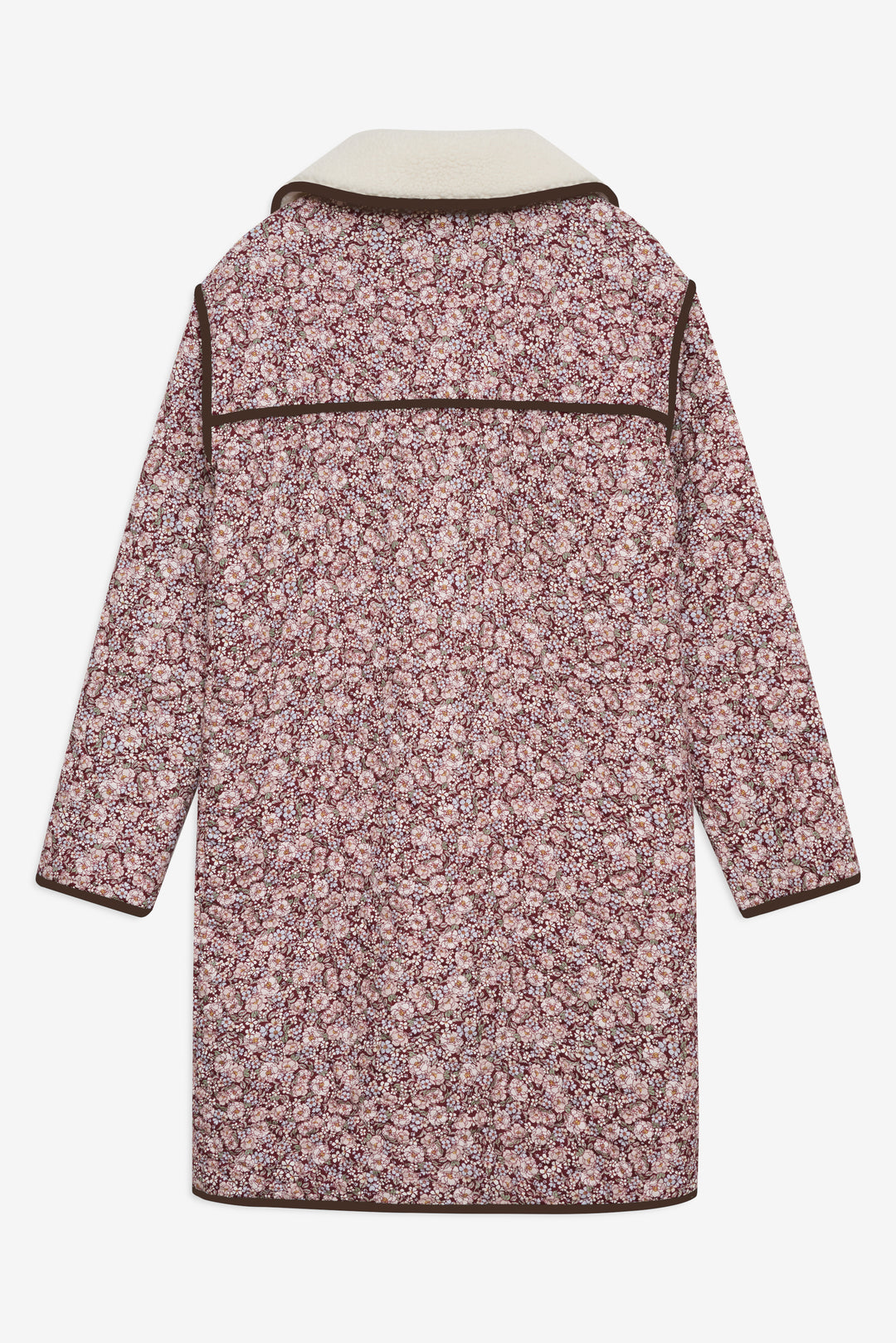 For Love and Lemons Marlene Floral Chore Coat - Purple