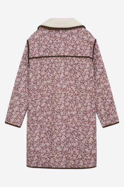 For Love and Lemons Marlene Floral Chore Coat - Purple