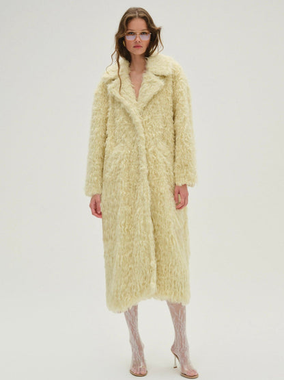 For Love and Lemons Serenne Coat - Yellow