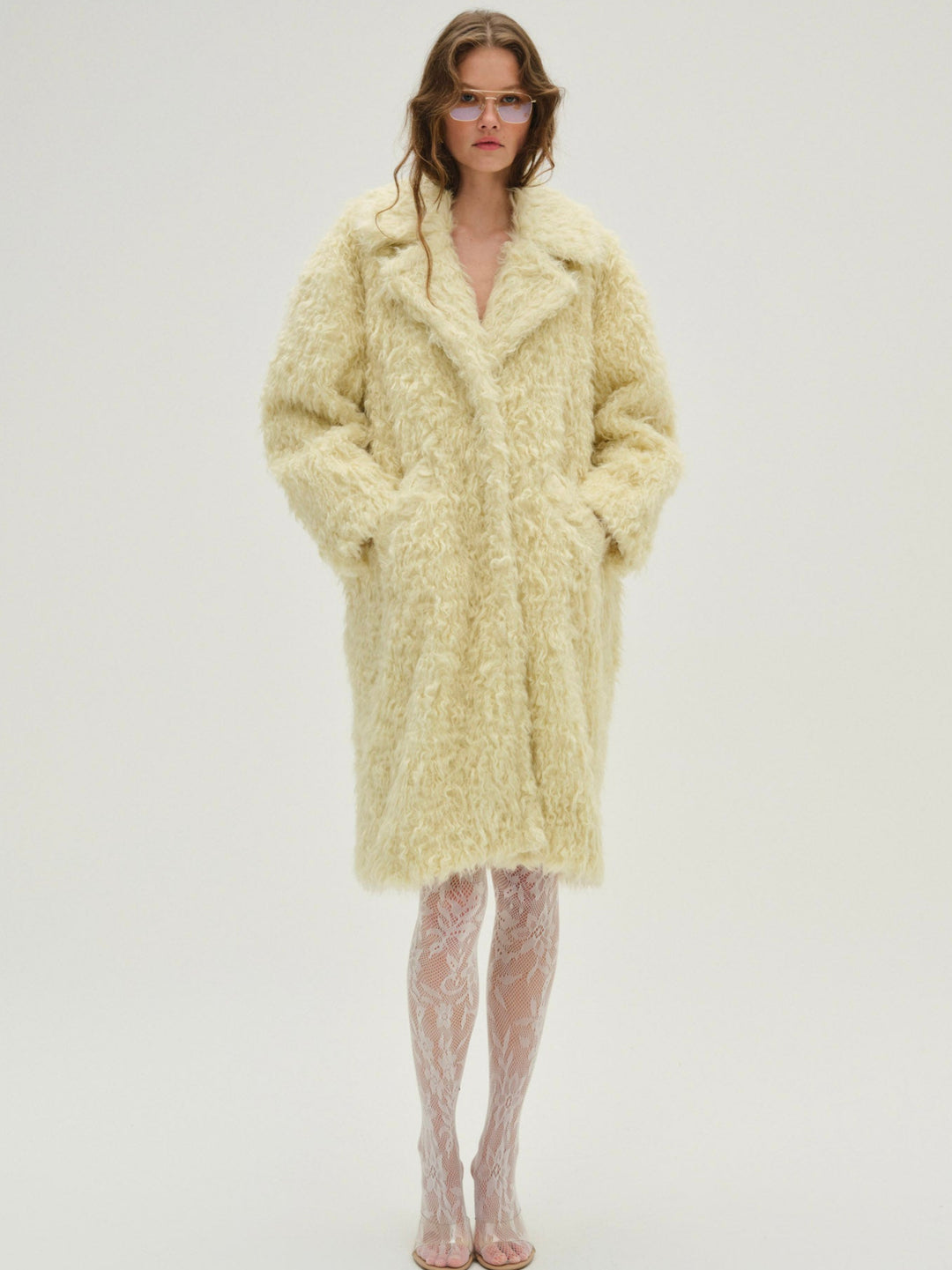 For Love and Lemons Serenne Coat - Yellow