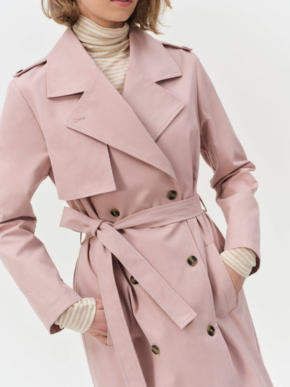 For Love and Lemons Reese Trench Coat - Mauve