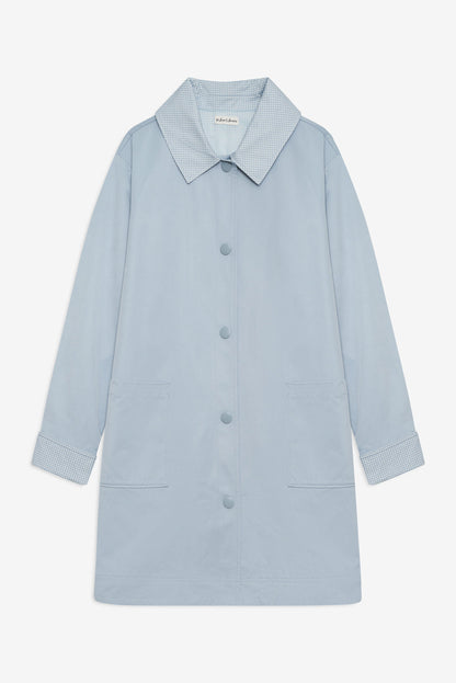 For Love and Lemons Leslie Button-Up Jacket - Blue