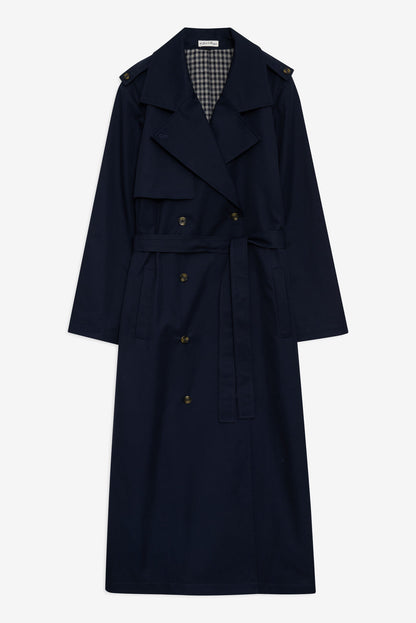 For Love and Lemons Reese Trench Coat - Navy