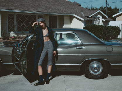 For Love and Lemons Reese Trench Coat - Navy