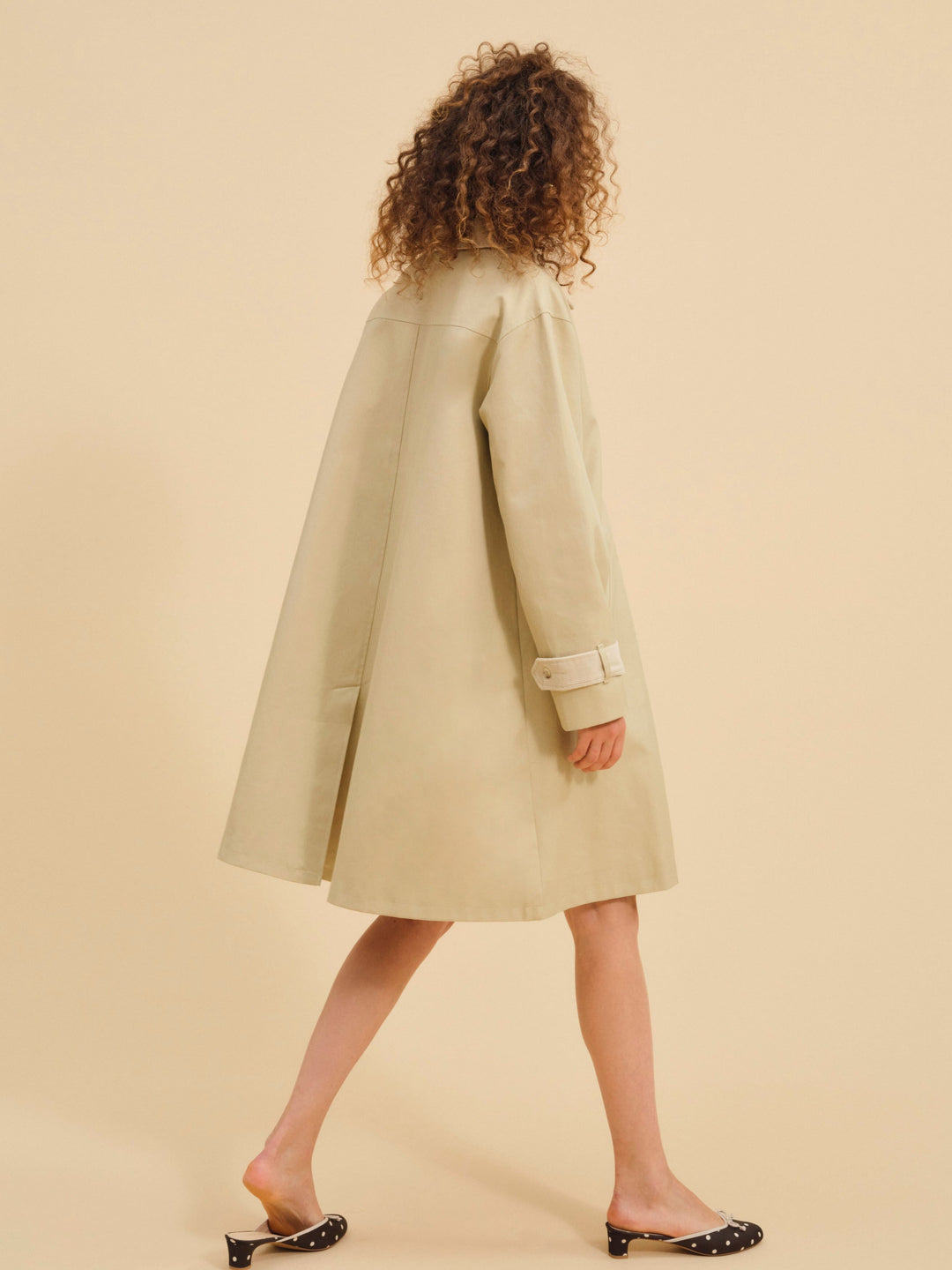 For Love and Lemons Gabardine Trench Coat - CAMEL