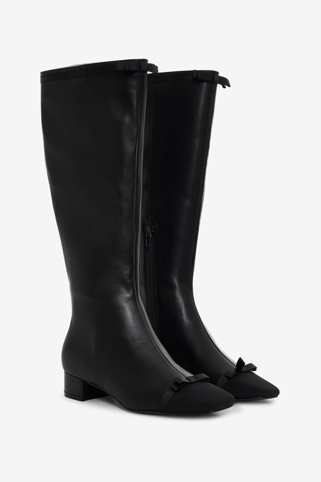 For Love and Lemons Claudine Cap Toe Boot - Black