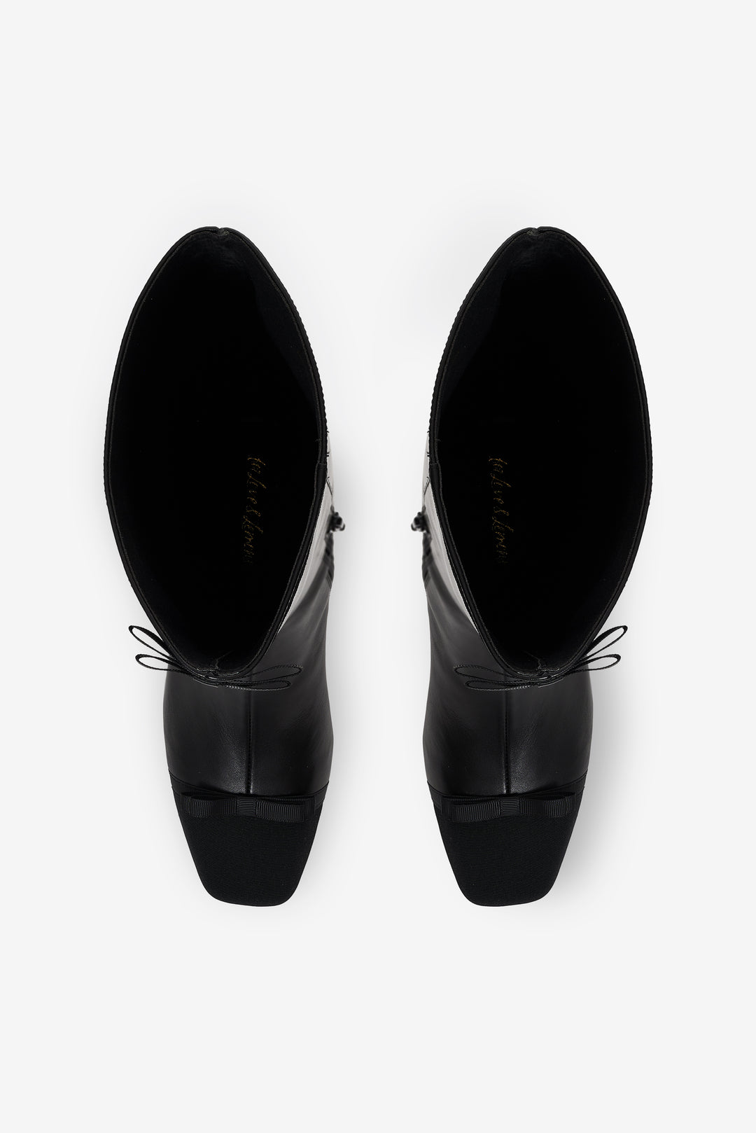 For Love and Lemons Claudine Cap Toe Boot - Black