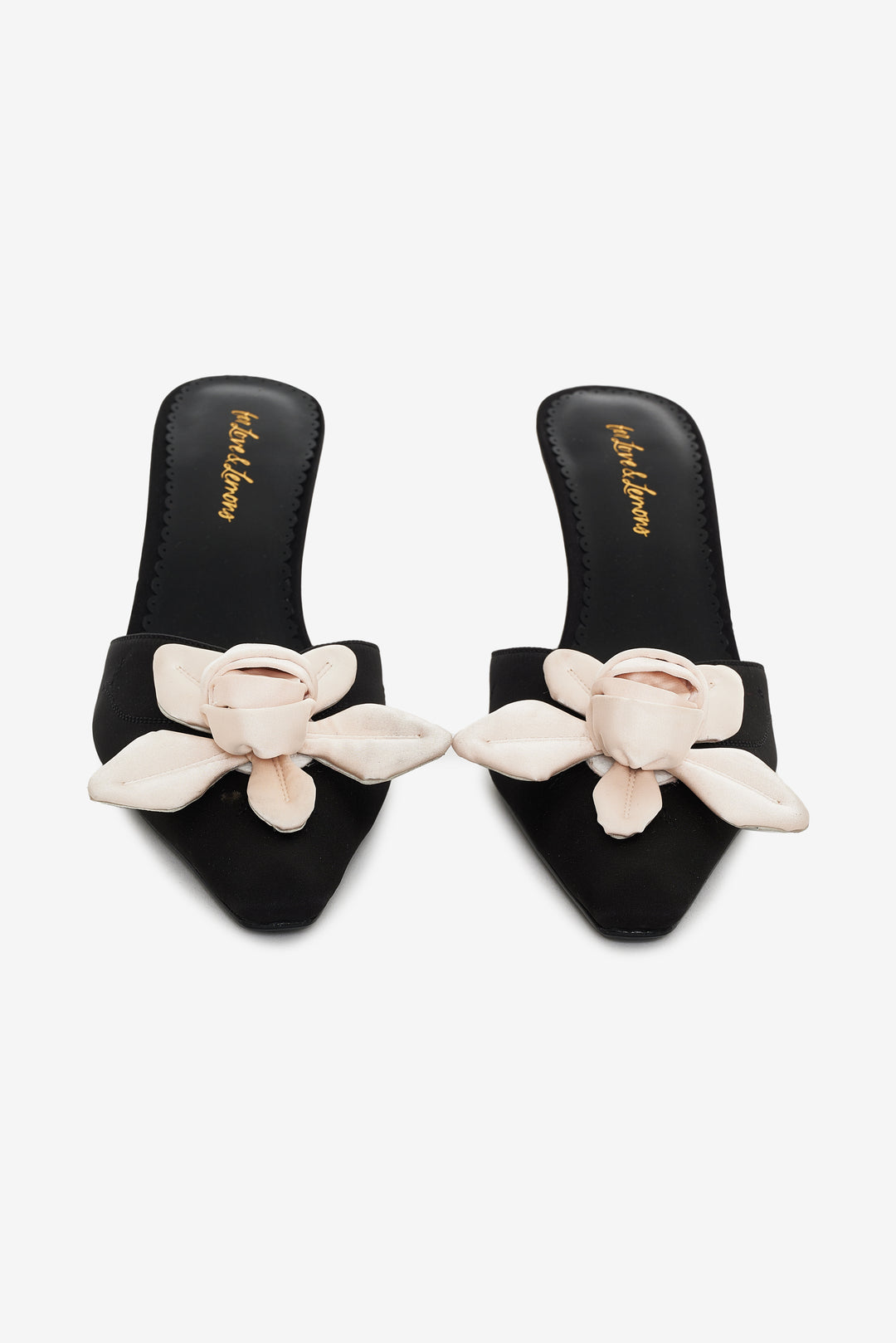 For Love and Lemons Claudine Mule Heel - Black
