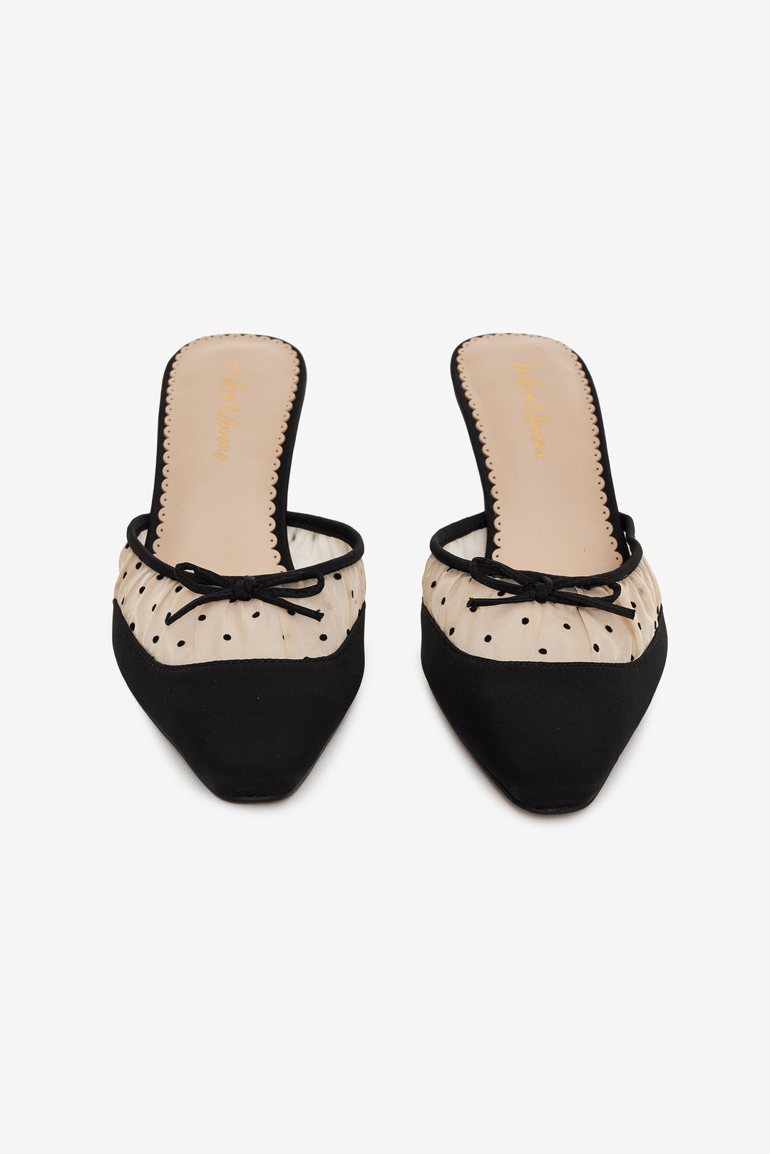 For Love and Lemons Lili Mule Heel - Black