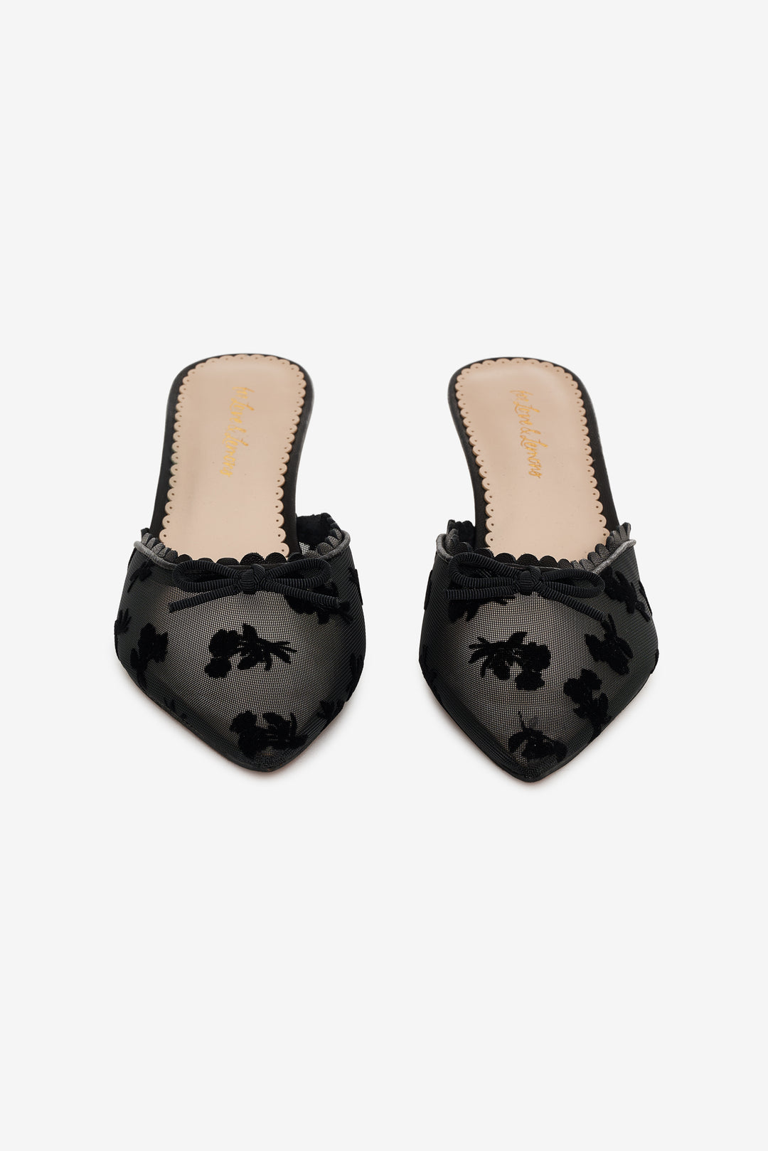 For Love and Lemons Sylvie Mule Heel - Black
