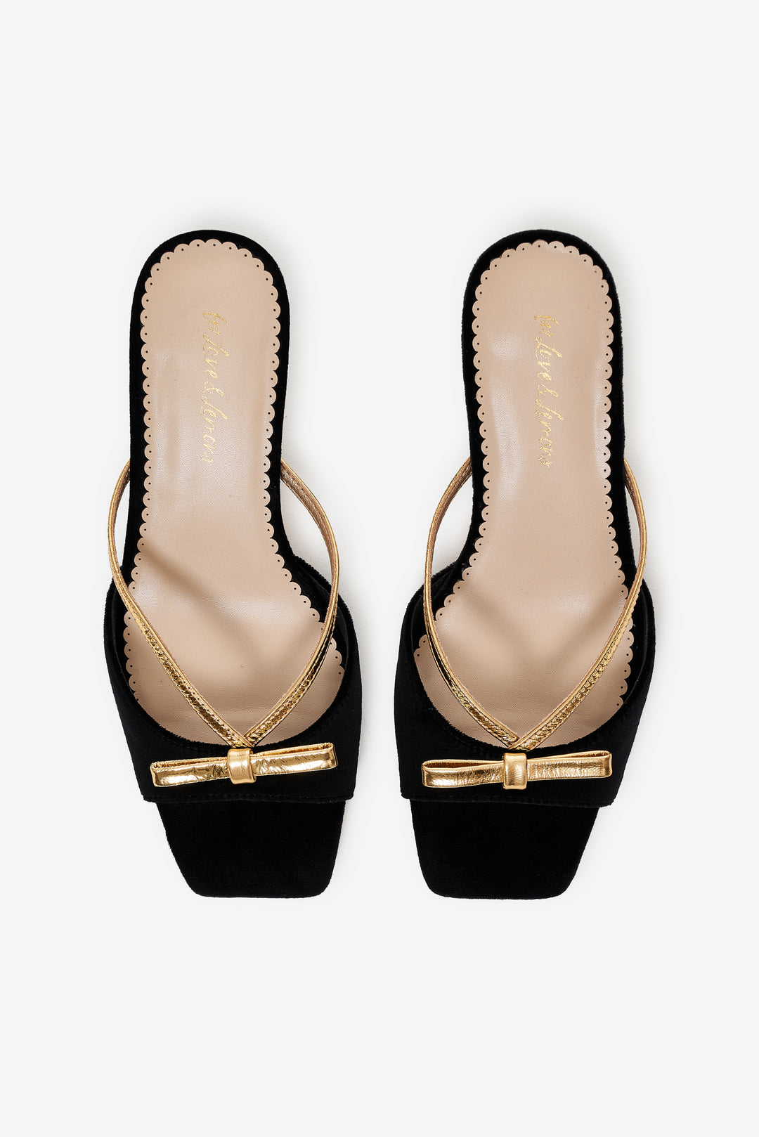 For Love and Lemons Grace Mule Heel - Black