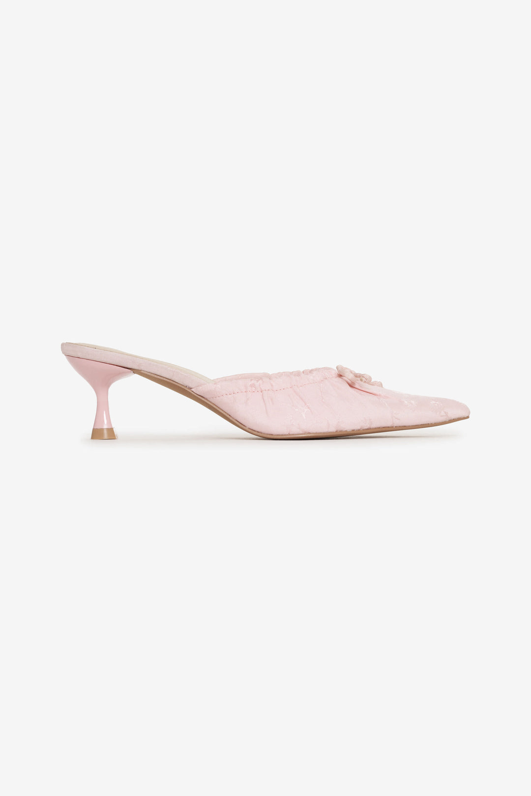 For Love and Lemons Colette Mule Heel - Pink
