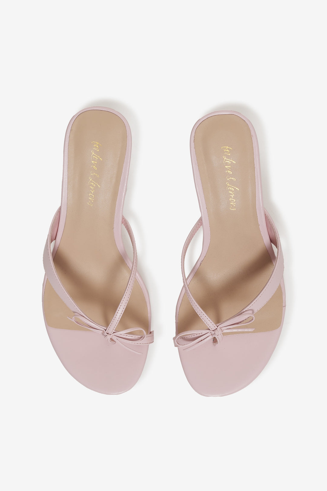 For Love and Lemons Elea Heel - Pink