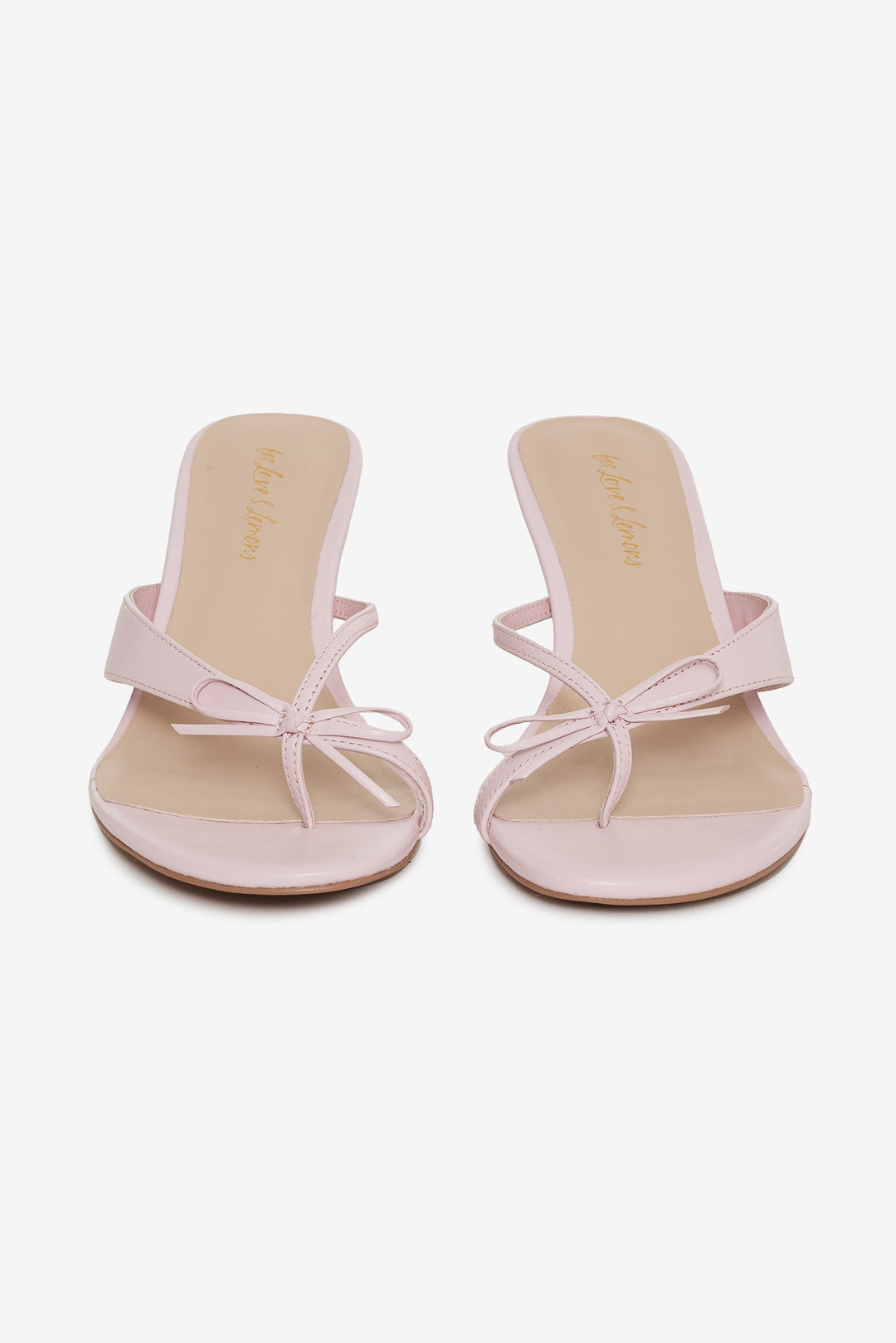 For Love and Lemons Elea Heel - Pink