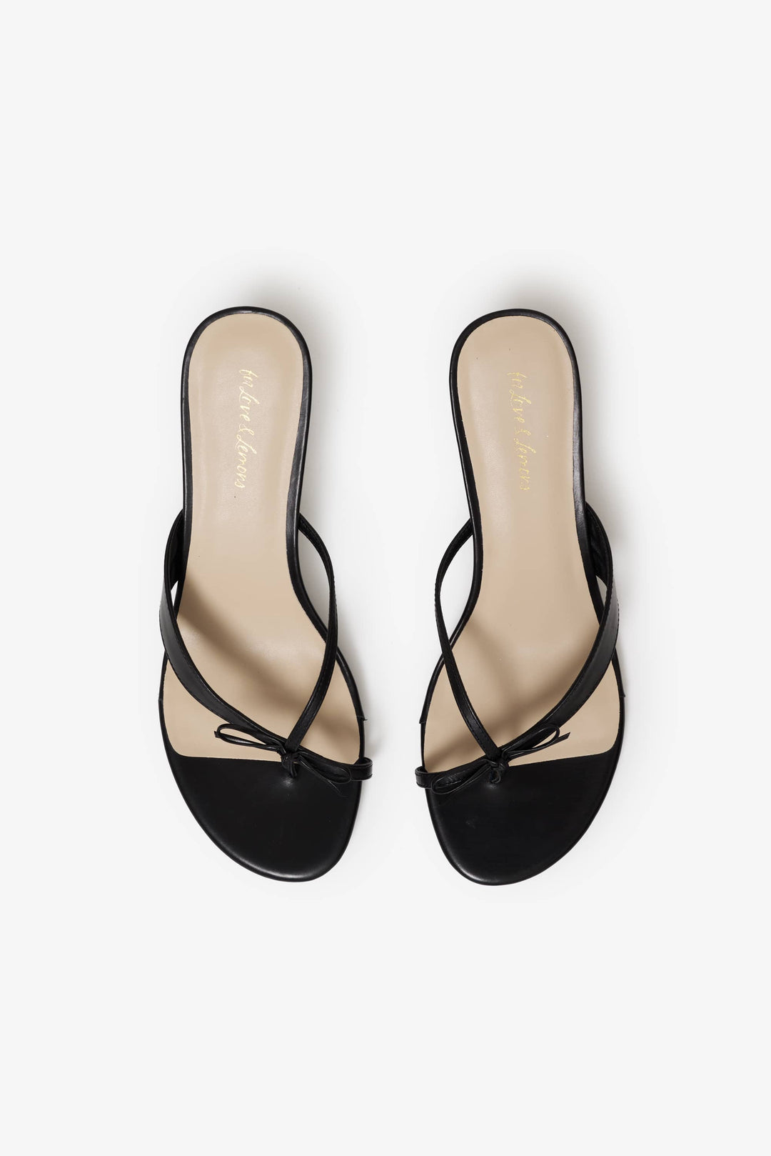 For Love and Lemons Elea Heel - Black