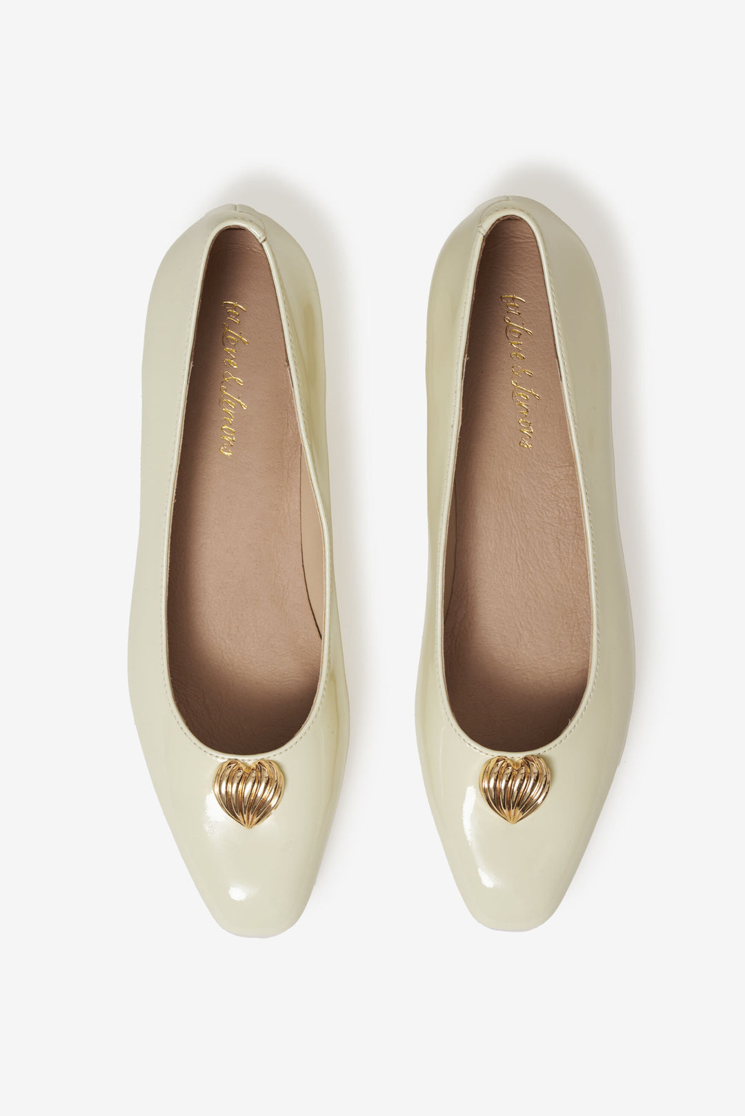 For Love and Lemons Edie Flat - Cream