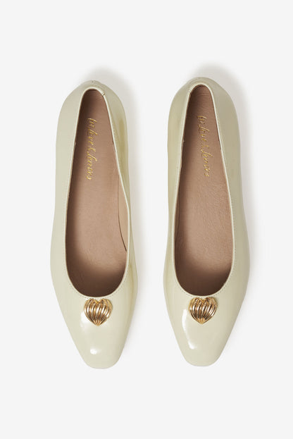 For Love and Lemons Edie Flat - Cream