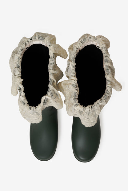 For Love and Lemons Brigitta Rain Boot - Evergreen