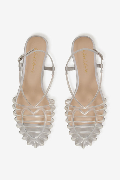 For Love and Lemons Penny Flat - White