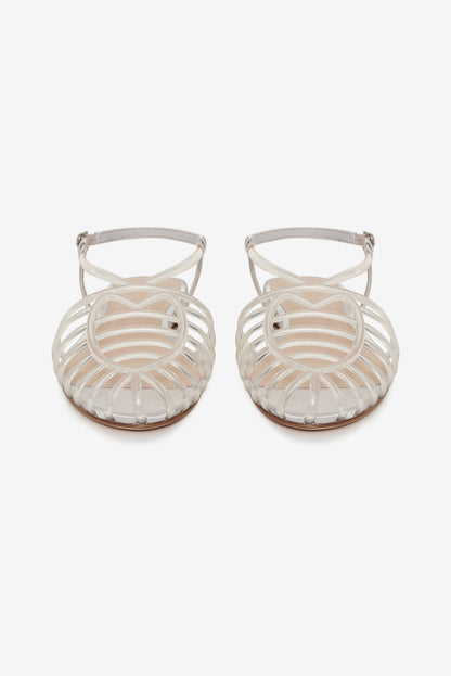 For Love and Lemons Penny Flat - White