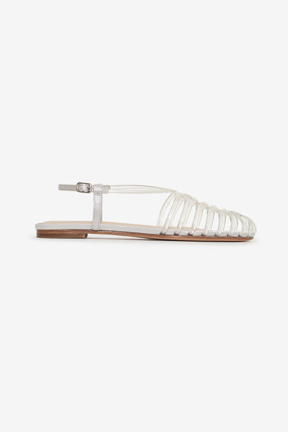 For Love and Lemons Penny Flat - White