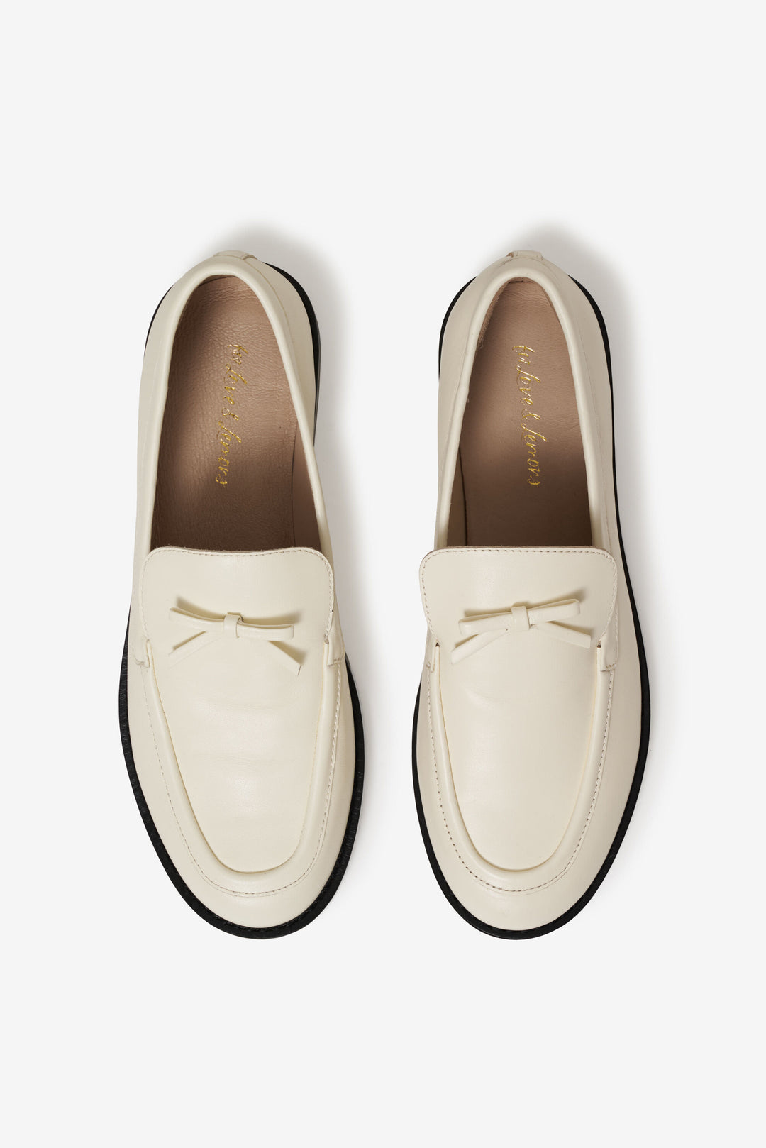 For Love and Lemons Helena Loafer - Cream