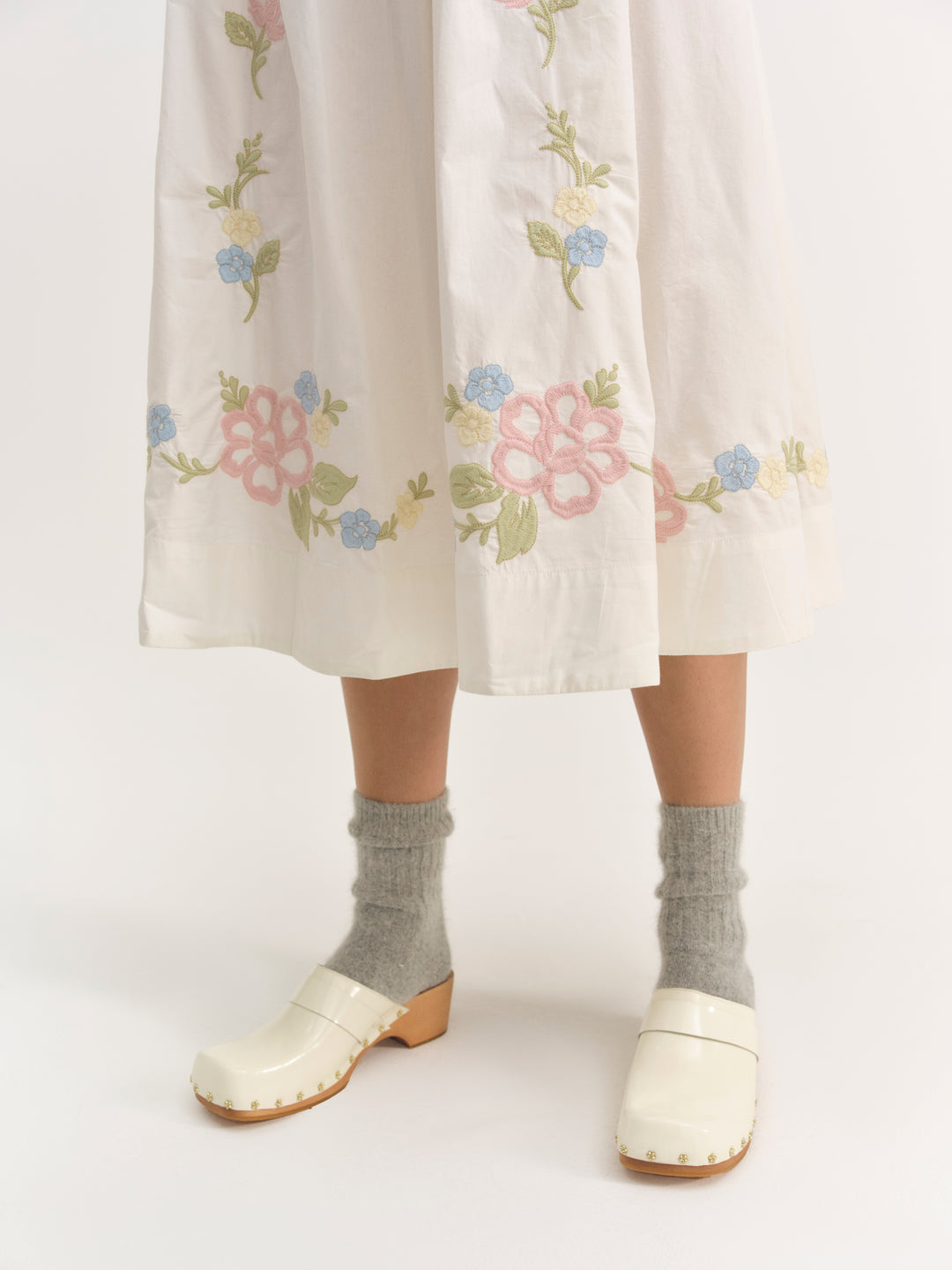 For Love and Lemons Adahlia Clog - Cream