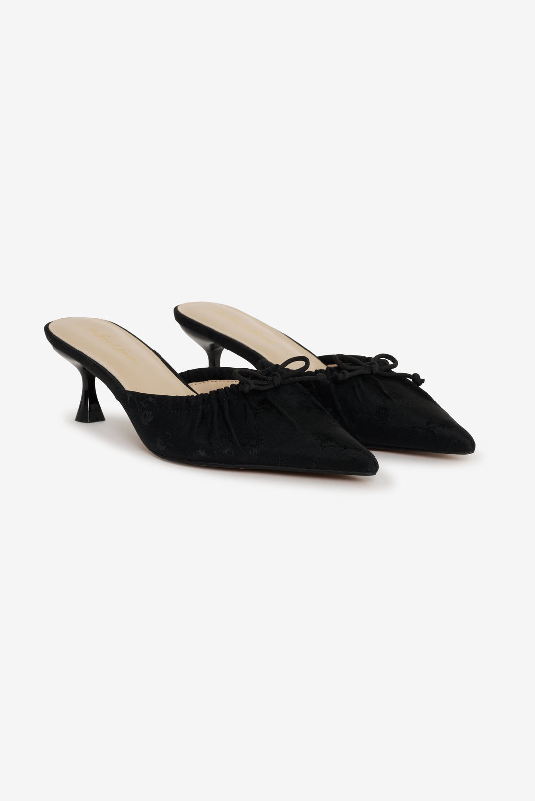 For Love and Lemons Colette Mule Heel - Black