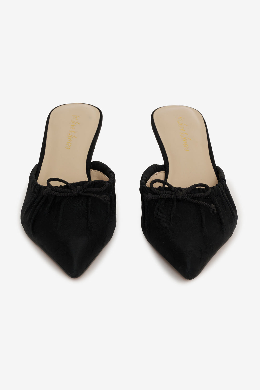 For Love and Lemons Colette Mule Heel - Black