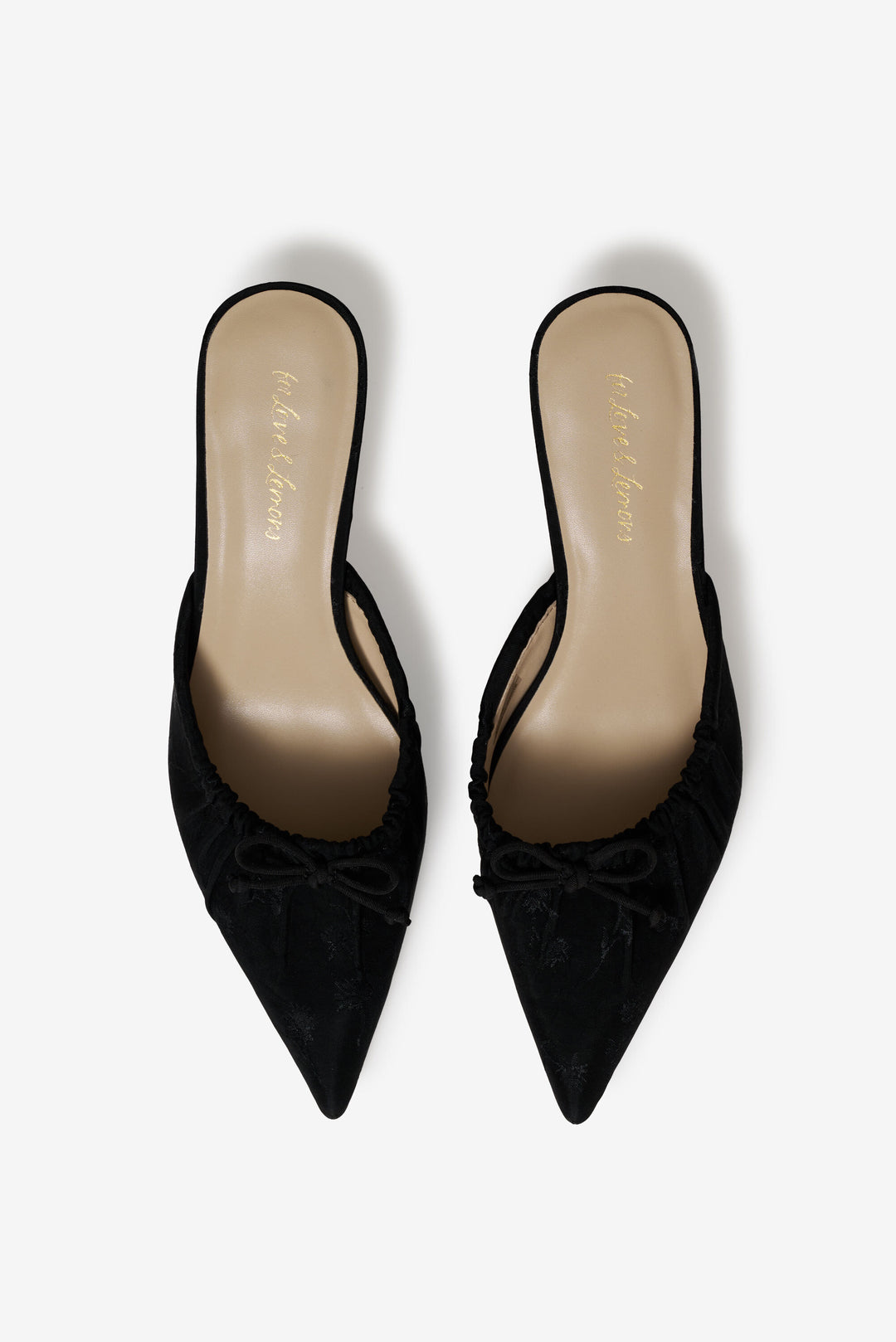 For Love and Lemons Colette Mule Heel - Black