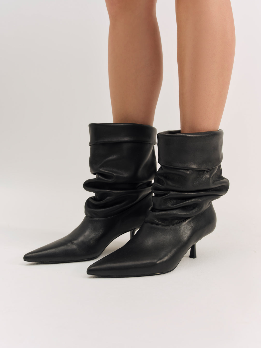 For Love and Lemons Verbana Slouch Boot - Black