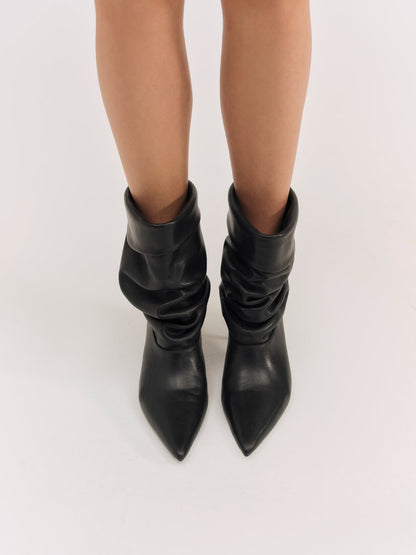 For Love and Lemons Verbana Slouch Boot - Black