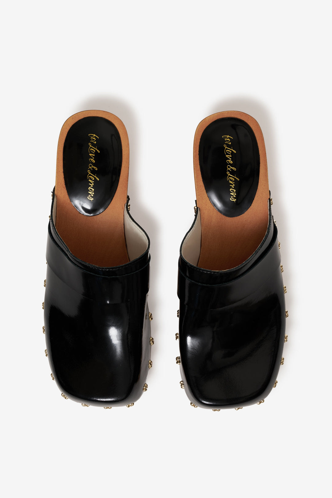 For Love and Lemons Adahlia Clog - Black