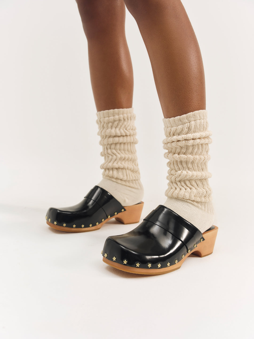 For Love and Lemons Adahlia Clog - Black