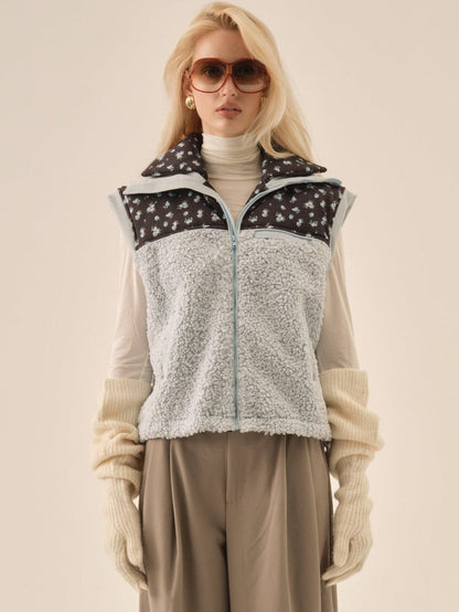 For Love and Lemons Slouchy Rib Knit Gloves - Cream