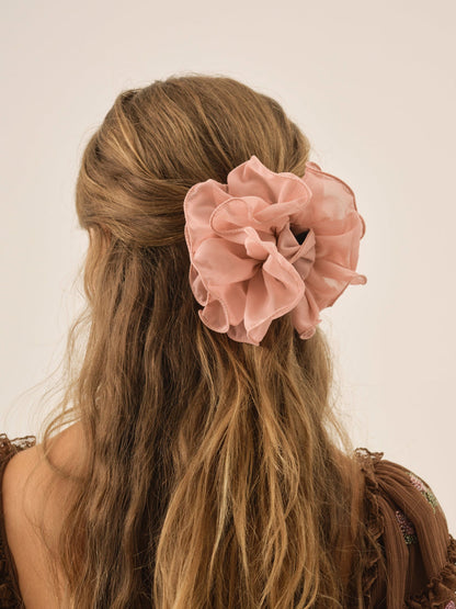 For Love and Lemons Rosette Hair Clip - Dusty Rose