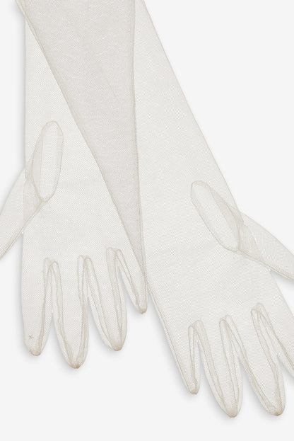 For Love and Lemons Serena Gloves - Cream