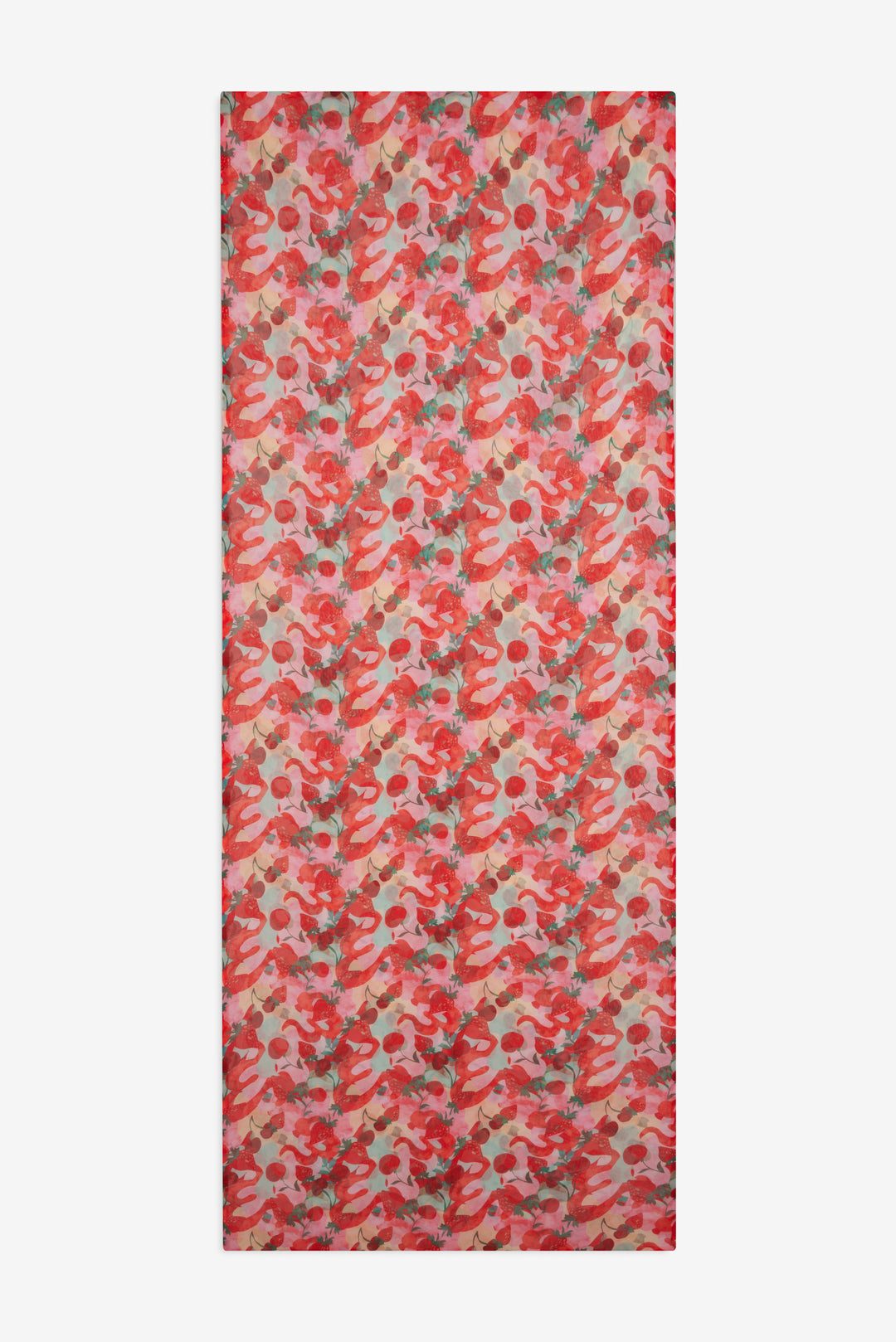 For Love and Lemons Ambrosia Print Headscarf - Red