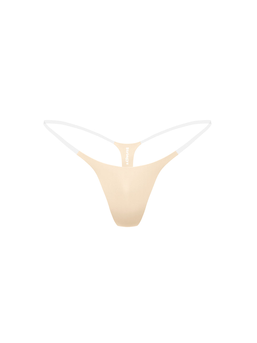 For Love and Lemons Stringys Invisible Underwear - Buttercream Beige