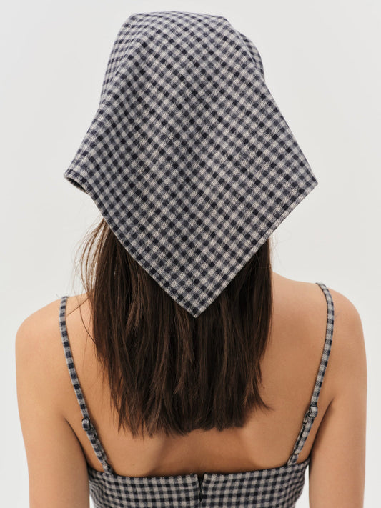 For Love and Lemons Savannah Headscarf - Black