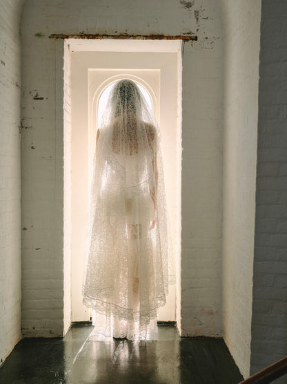 For Love and Lemons Juno Veil - White