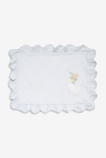 For Love and Lemons Bluebell Gingham Placemats - Blue