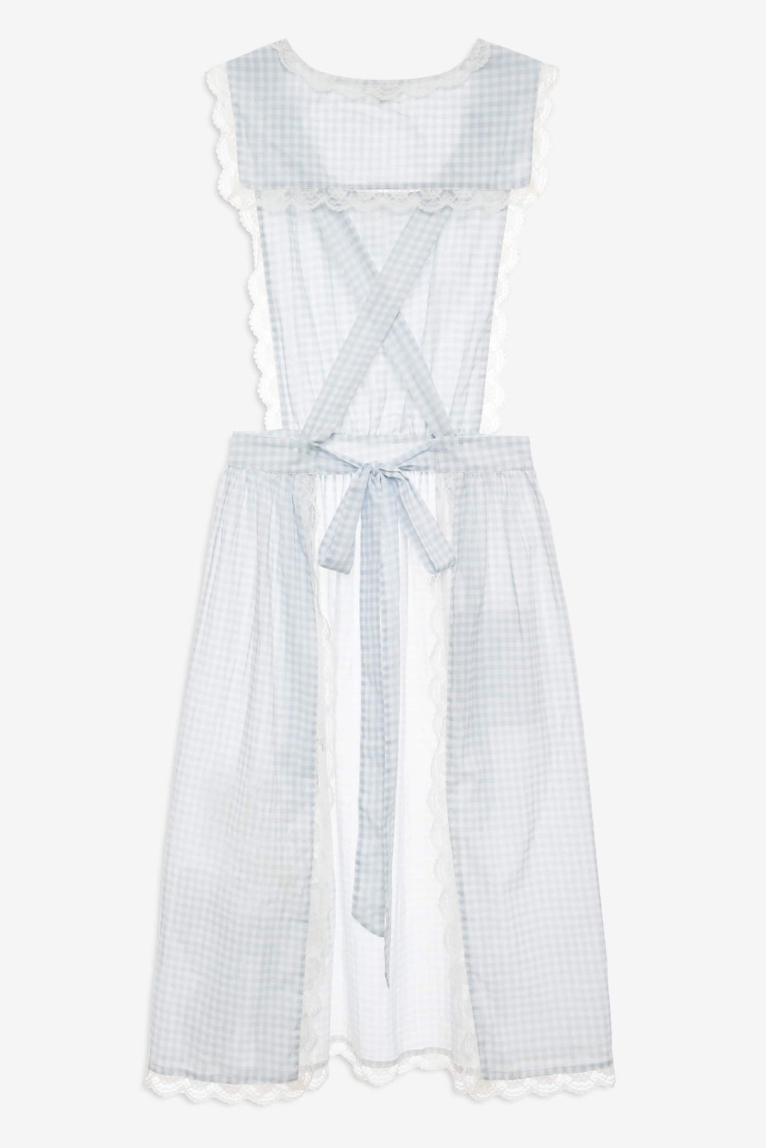 For Love and Lemons Bluebell Gingham Apron - Blue