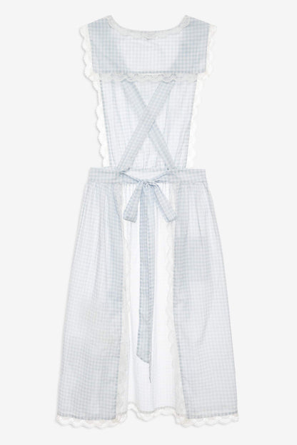 For Love and Lemons Bluebell Gingham Apron - Blue