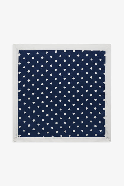 For Love and Lemons Seaside Dot Headscarf - Navy