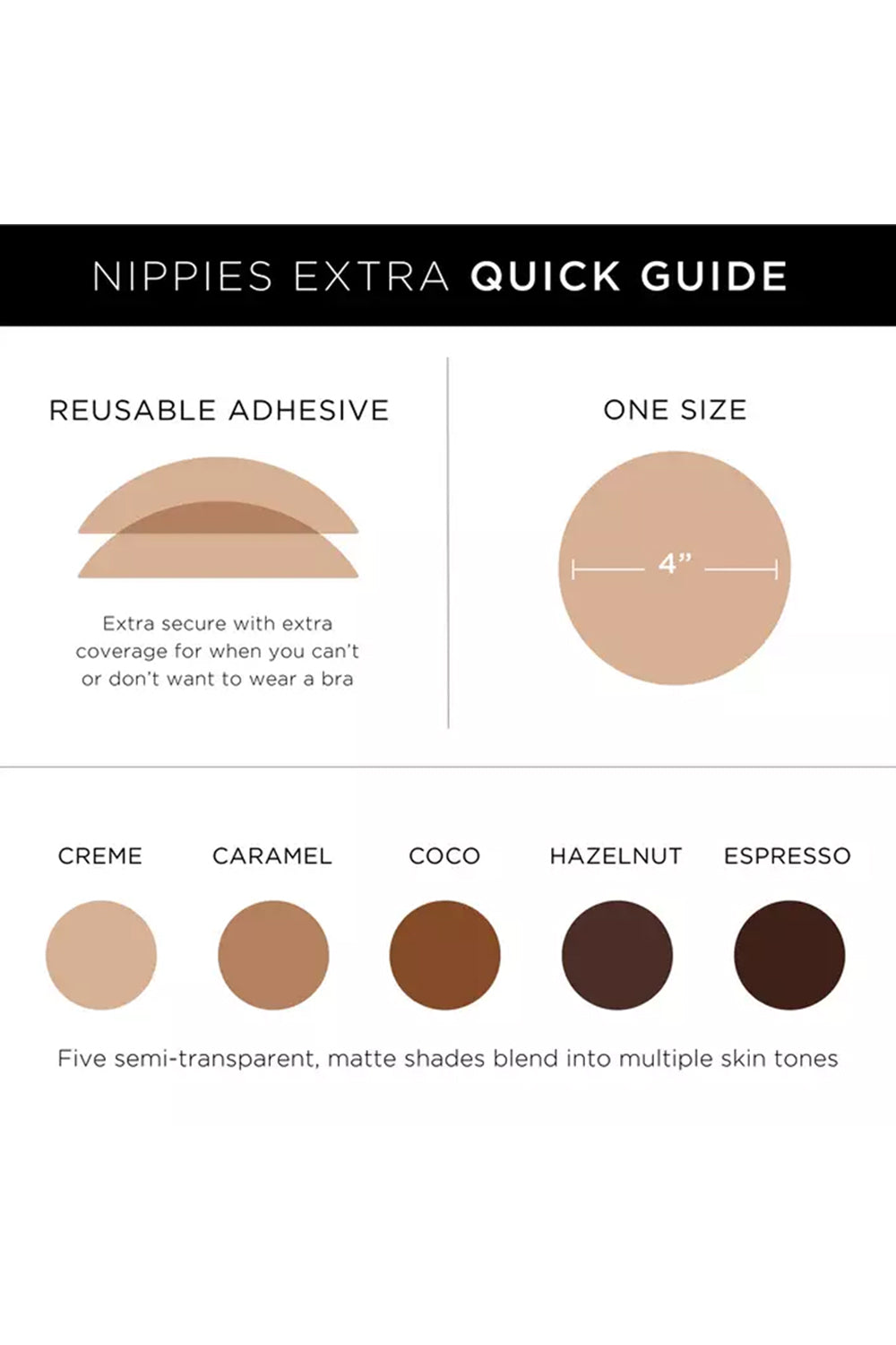 For Love and Lemons Nippies Skin Adhesive Covers - Hazelnut