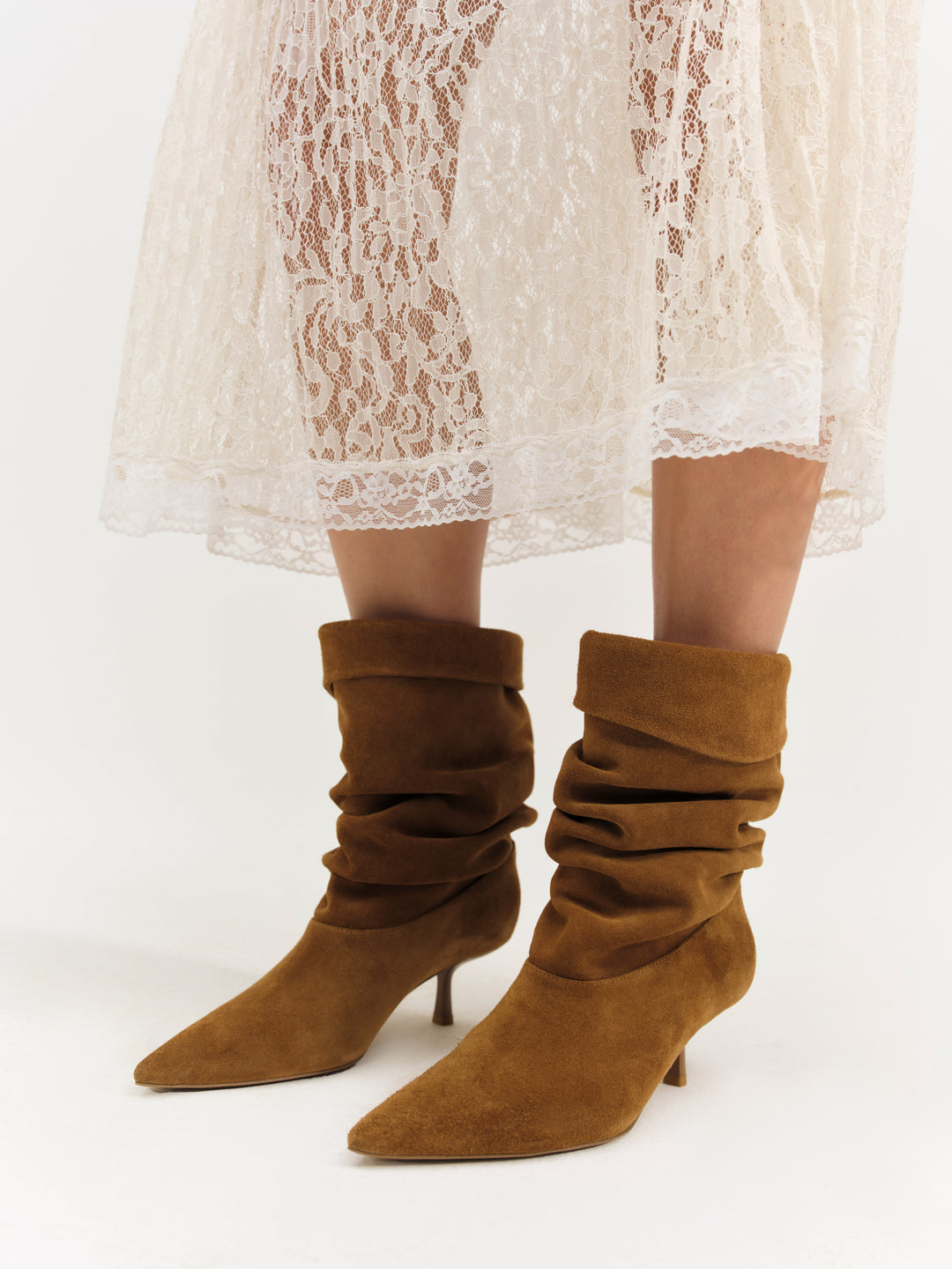For Love and Lemons Verbana Slouch Boot - Brown